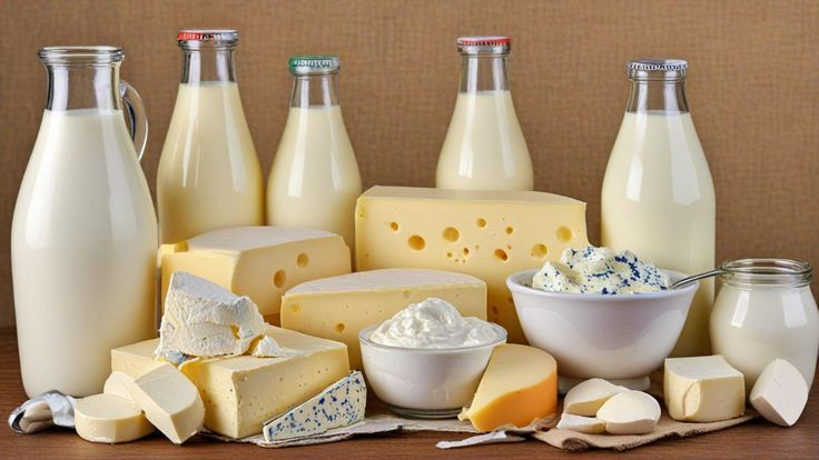 Low-fat dairy options at Morrisons including skimmed milk and Greek yogurt.